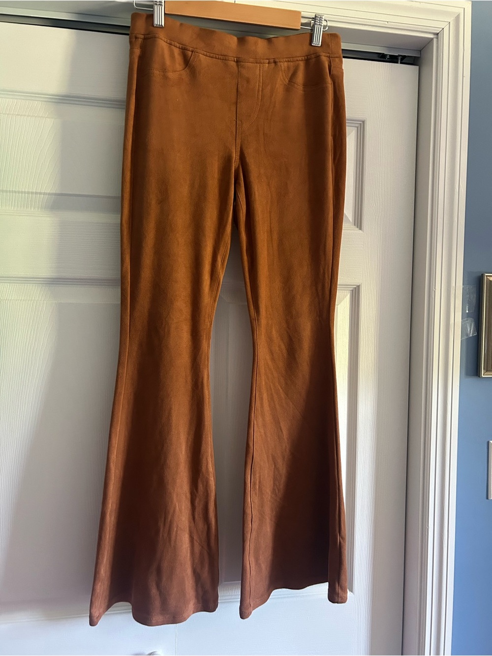 Xhilaration Cognac Brown Stretch Flare Pants